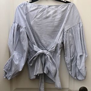 Puffy long sleeve shirt